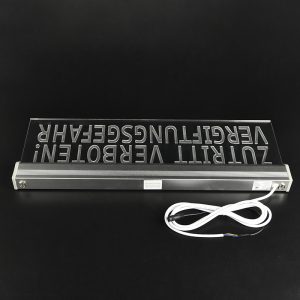Custom LED Warning Sign - Image 2