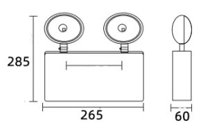 Emergency LED Twinspot light - Image 5