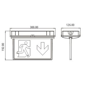 IP65 emergency LED light - Image 5
