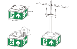 Cube Exit Sign - Image 4